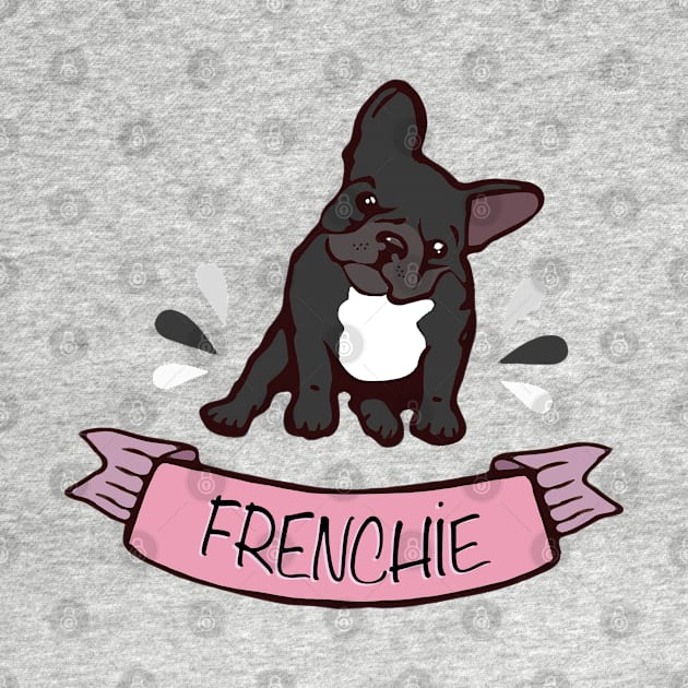 French bulldog for frenchie lover french bulldog white color by Collagedream